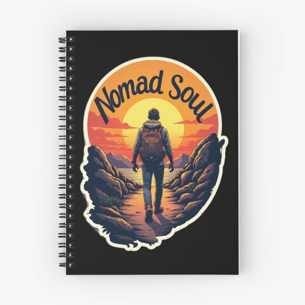 Item preview, Hikers in the evening sun: pure love of freedom designed and sold by ArtCreator2023.