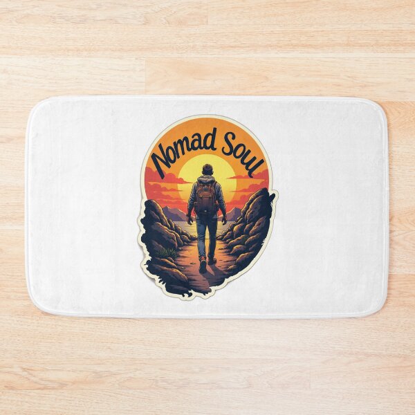 Item preview, Hikers in the evening sun: pure love of freedom designed and sold by ArtCreator2023.
