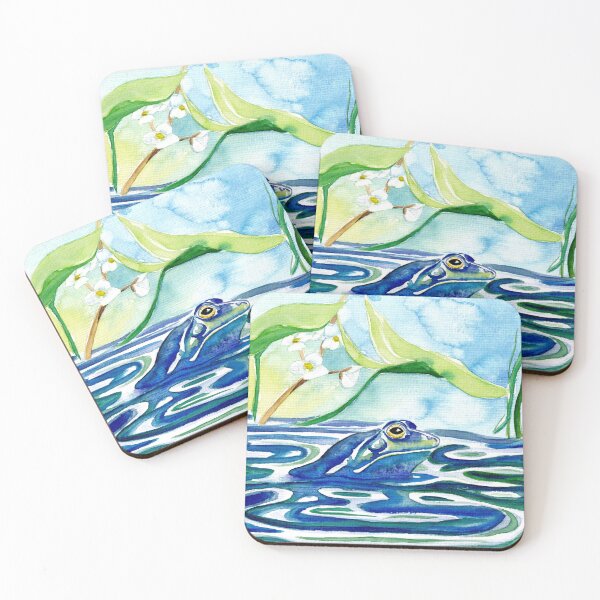 Item preview, Moorfrog Watercolor designed and sold by EwieEnte.
