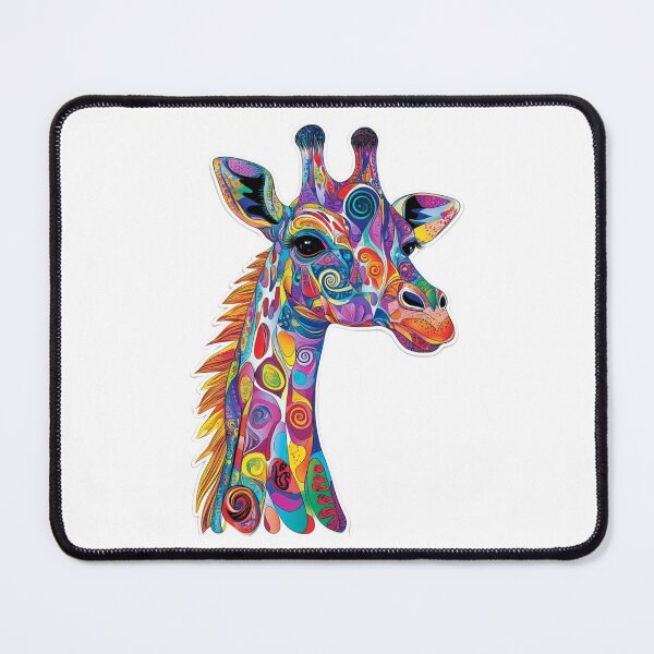 Item preview, Colorful Giraffe designed and sold by NicolasGlowArt.