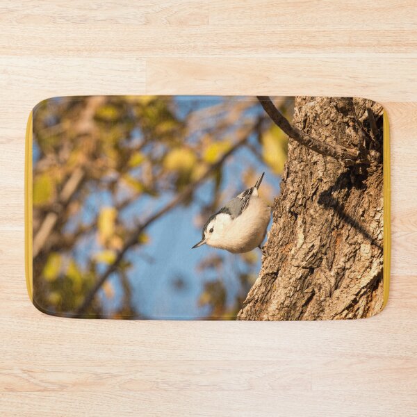 Item preview, Nuthatch Moving Down The Tree Trunk designed and sold by Debra Martz.