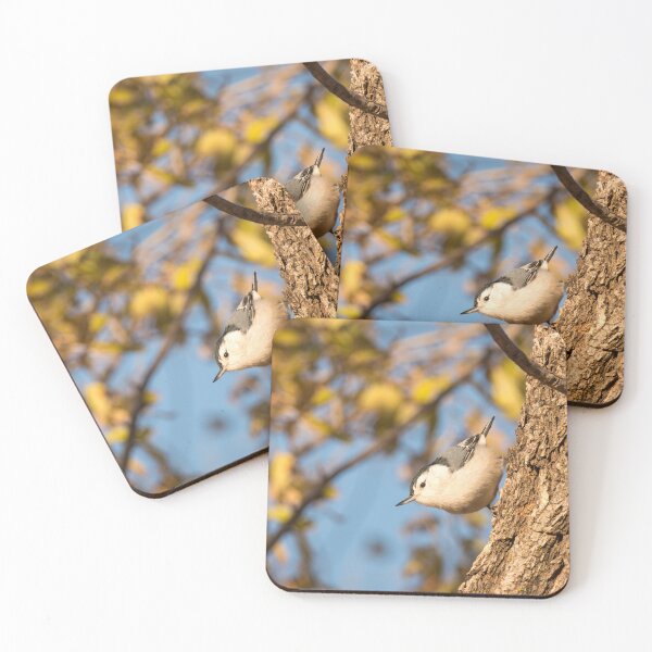 Item preview, Nuthatch Moving Down The Tree Trunk designed and sold by Debra Martz.