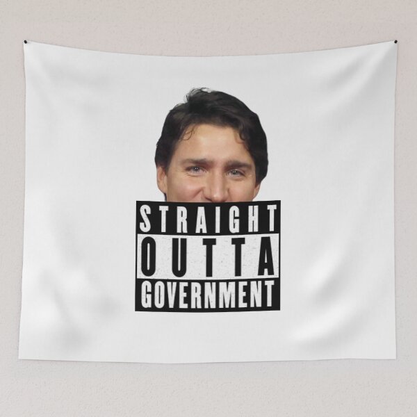 Item preview, Straight Outta Government Justin Trudeau  designed and sold by Flirt-Teez.