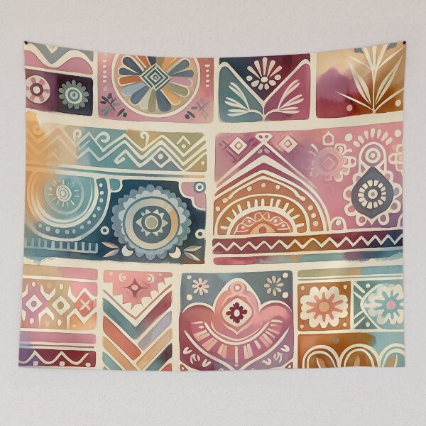 Item preview, Vintage Folk Decor designed and sold by dulceguavashop.