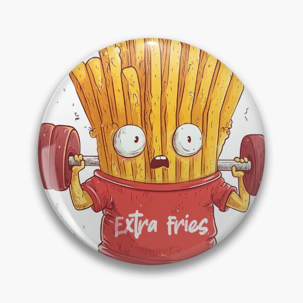 Item preview, Execise? Oh, extra fries! designed and sold by Kunai art.