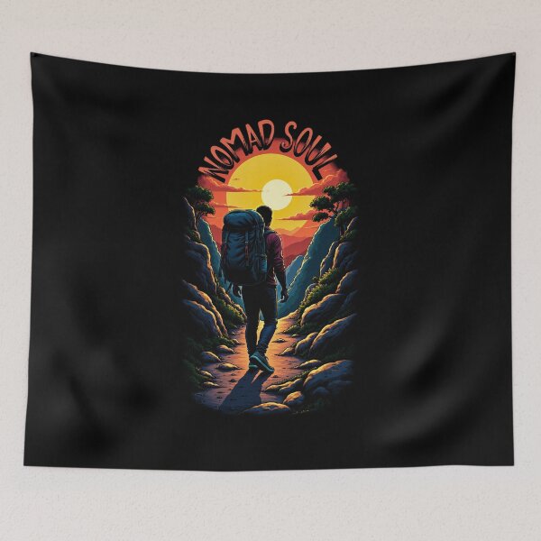 Item preview, The Wanderer: Symbol of Courage and Longing designed and sold by ArtCreator2023.