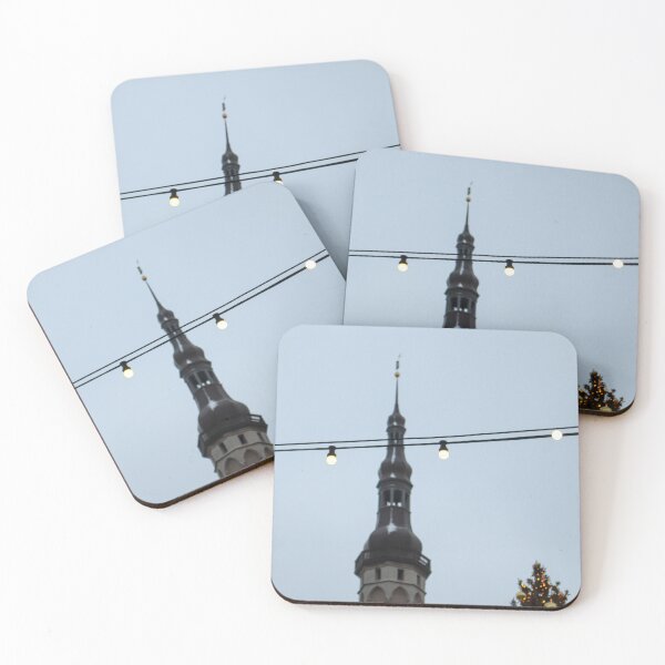 Item preview, Christmas Lights and Town Hall in Tallinn designed and sold by cnvlphotography.