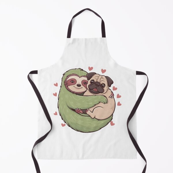 Item preview, Cute Sloth and pug Friendship for Pug Lover designed and sold by Laugh-Lines.