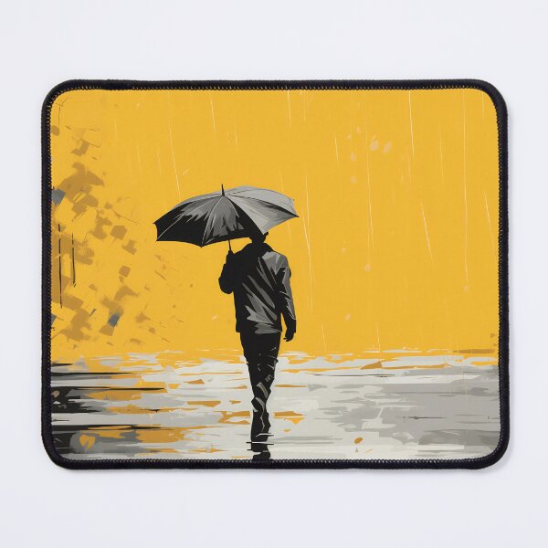 Item preview, Man with Umbrella in Rain designed and sold by anytka.