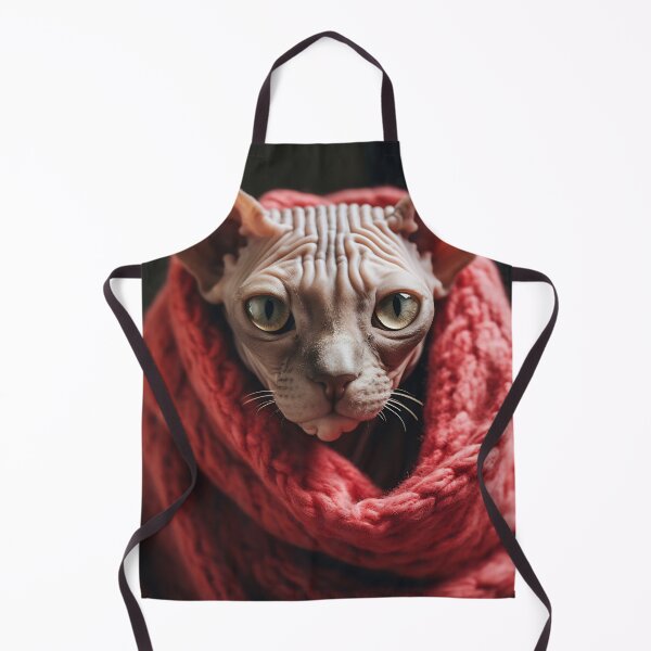 Item preview, Majestic Sphynx Cat Wrapped in Cozy Blanket designed and sold by anytka.