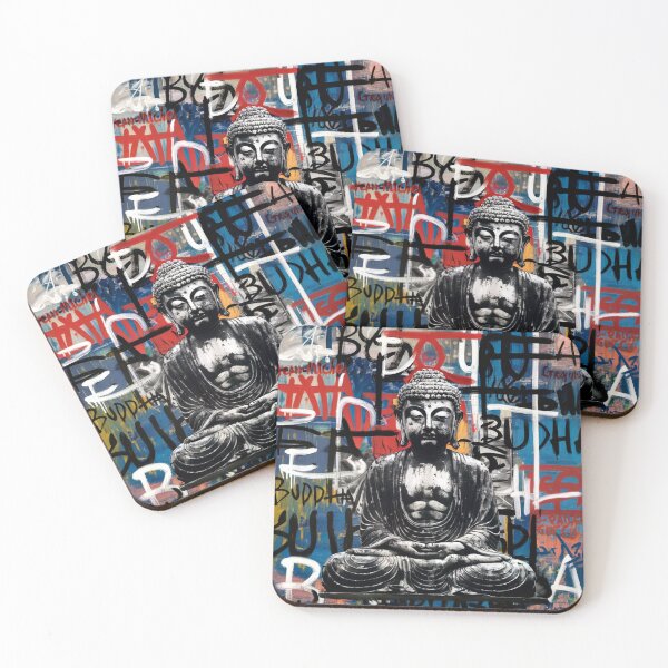 Item preview, Urban Buddha - Graffiti Minimalist Serenity designed and sold by WildStroke.