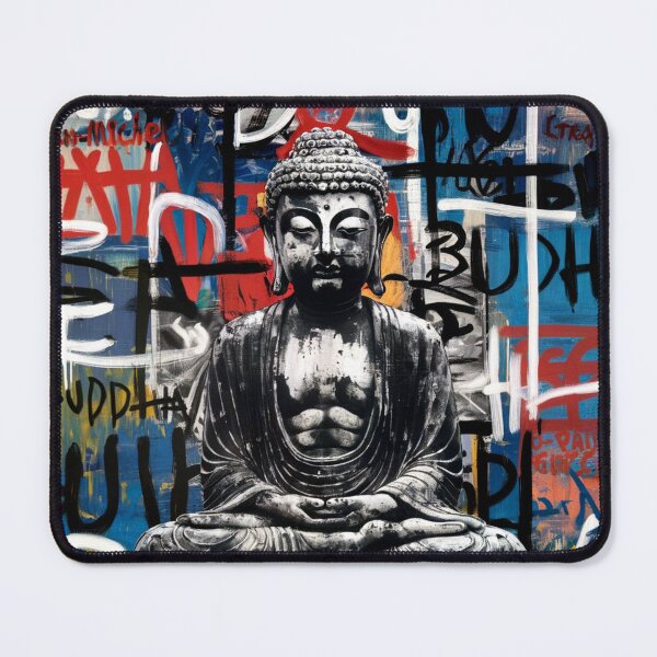 Item preview, Urban Buddha - Graffiti Minimalist Serenity designed and sold by WildStroke.
