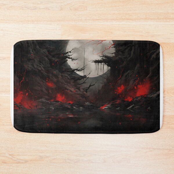 Item preview, Dark Fantasy Landscape with Crimson Accents designed and sold by anytka.