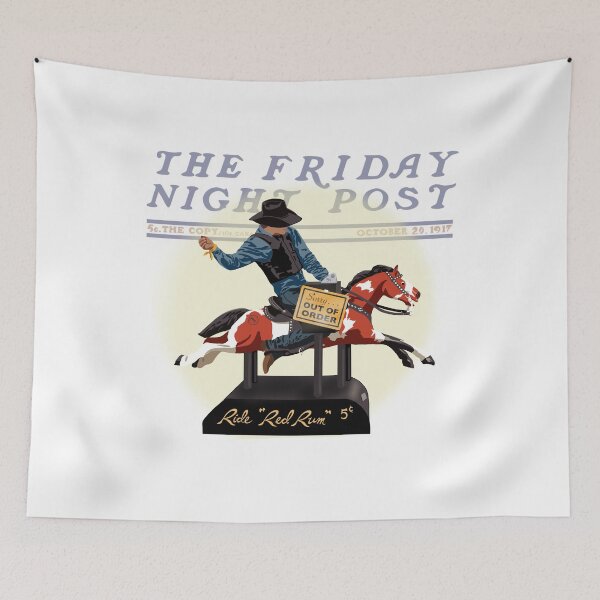 Item preview, The Friday Night Post - Cowboy Edition designed and sold by jaynadian.