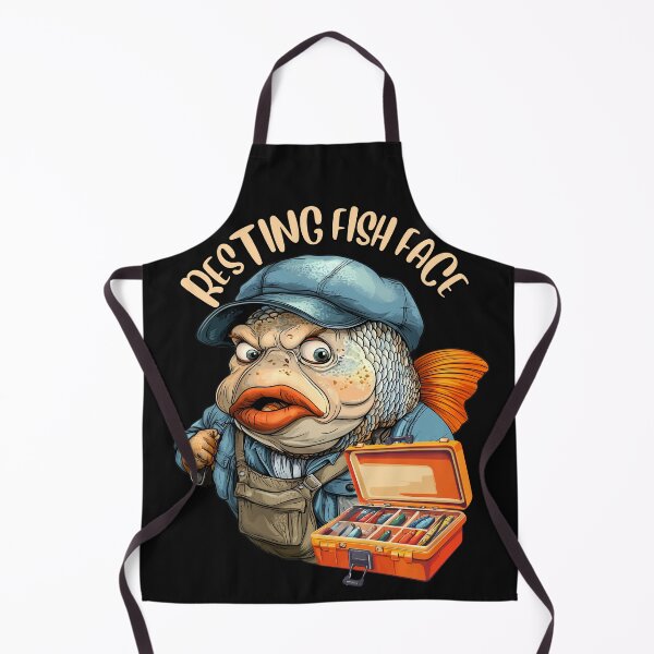 Item preview, Funny Resting Fish's Face Graphic Funny Fishing Fisherman designed and sold by MTJ-Mushrooms.