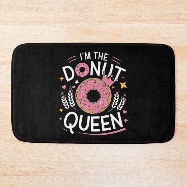 Item preview, Donut Queen - Funny Pink Donut Design for Sweet Treat Lovers designed and sold by love3617.
