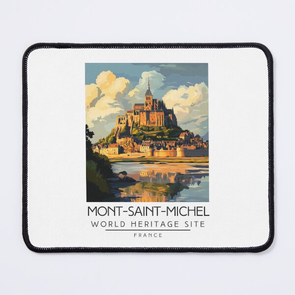 Item preview, A Vintage Travel Poster of Mont-Saint-Michel - France  designed and sold by GoodOldVintage.