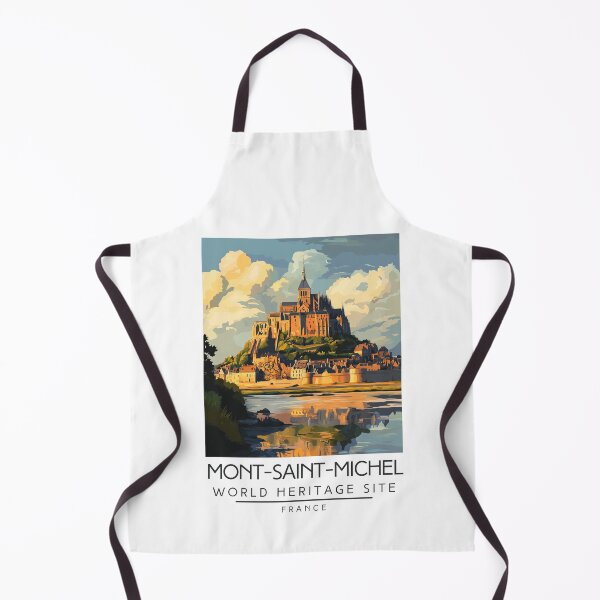 Item preview, A Vintage Travel Poster of Mont-Saint-Michel - France designed and sold by GoodOldVintage.