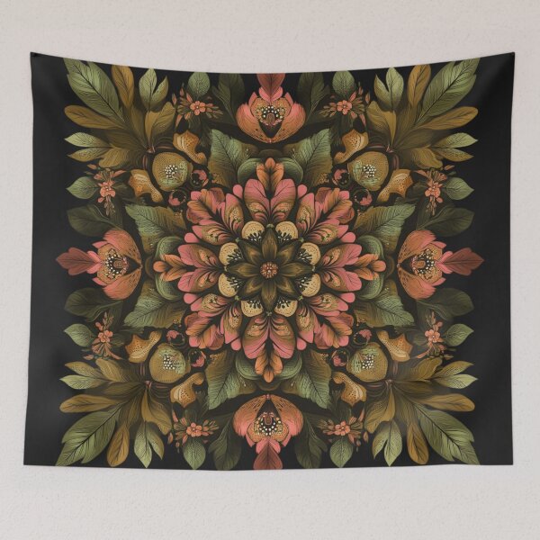 Item preview, Earthy Floral Mandala of Harmony designed and sold by Desireehaz.