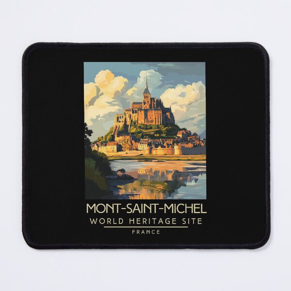 Item preview, A Vintage Travel Poster of Mont-Saint-Michel - France  designed and sold by GoodOldVintage.