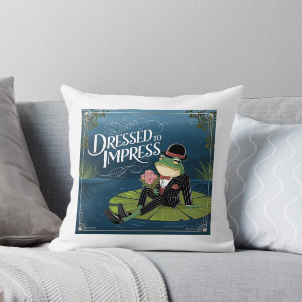 Item preview, Dapper Frog in Lily Pad - Dressed to Impress designed and sold by OldSchoolRetro.