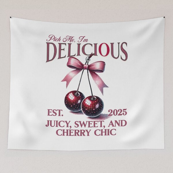 Item preview, PICK ME, I'M DELICIOUS , JUICY SWEET AND CHERRY CHIC - CHERRY VIBE designed and sold by justyna-s28.
