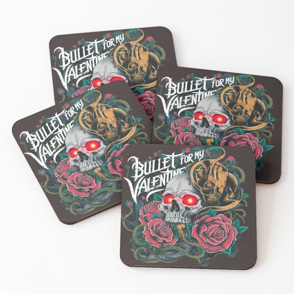 Item preview, .Bullet for My Valentine Inspired Skull and Roses Artwork designed and sold by Thaivi Design.