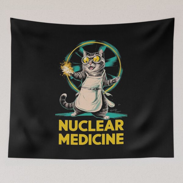 Item preview, nuclear medicine, cat, funny, cute designed and sold by By-LuQuiRRis.