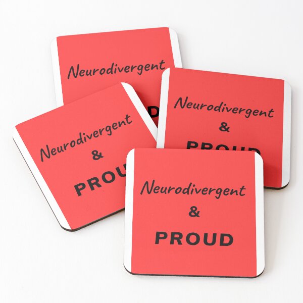 Item preview, Neurodivergent and Proud - Red designed and sold by TheNeuroVerse.