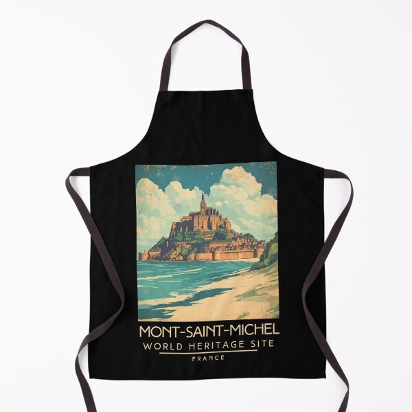Item preview, A Vintage Travel Poster of Mont-Saint-Michel - France designed and sold by GoodOldVintage.