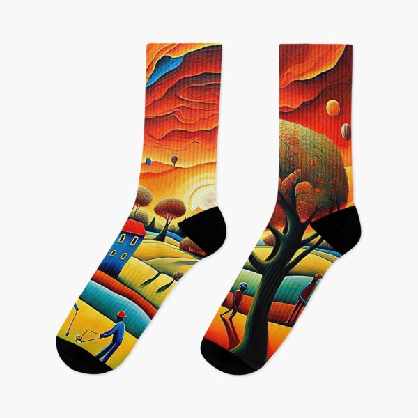 Item preview, Golf al atardecer designed and sold by George Hutton Hunter.
