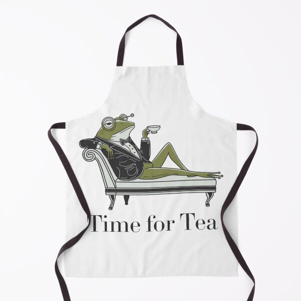 Item preview, Relaxed Frog - Time for Tea designed and sold by OldSchoolRetro.