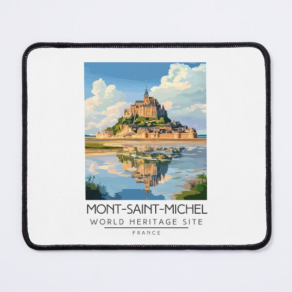 Item preview, A Vintage Travel Poster of Mont-Saint-Michel - France  designed and sold by GoodOldVintage.
