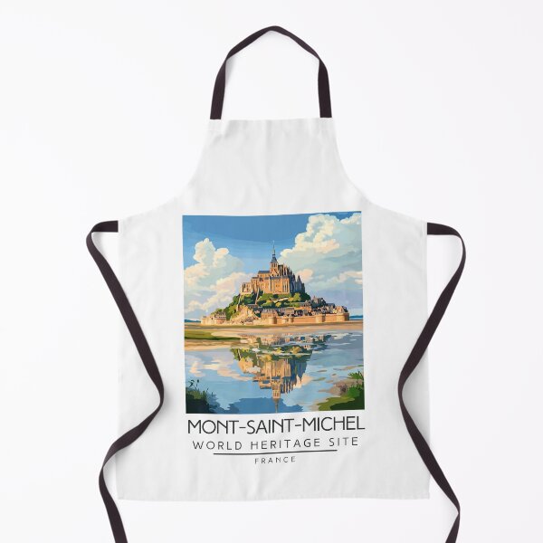 Item preview, A Vintage Travel Poster of Mont-Saint-Michel - France designed and sold by GoodOldVintage.