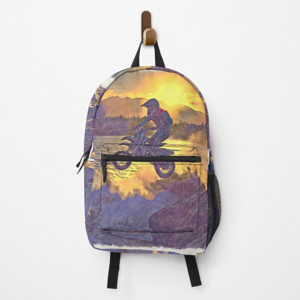 Item preview, Motocross Rider and Lake designed and sold by Skye Ryan-Evans.