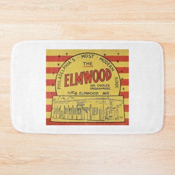 Item preview, The Elmwood Philadelphia Pennsylvania Roller Skating Rink Sticker Decal Label Design 2 designed and sold by tislord.