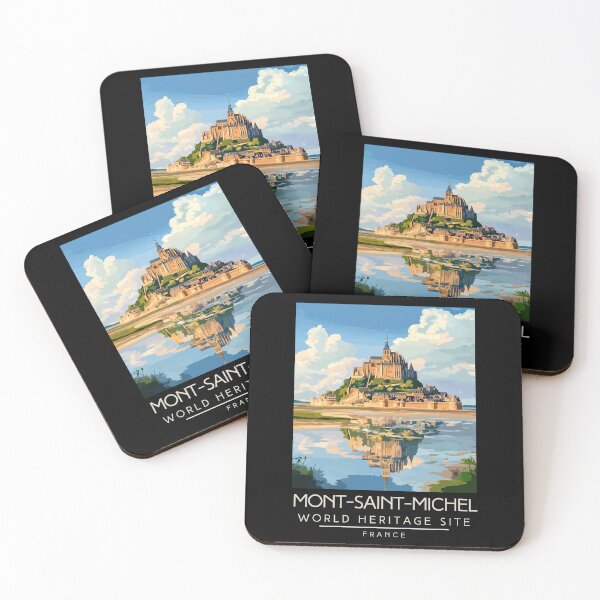 Item preview, A Vintage Travel Poster of Mont-Saint-Michel - France  designed and sold by GoodOldVintage.