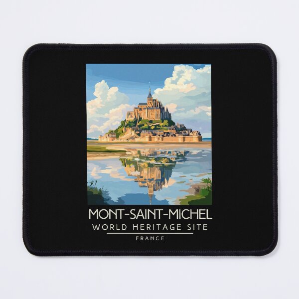 Item preview, A Vintage Travel Poster of Mont-Saint-Michel - France  designed and sold by GoodOldVintage.