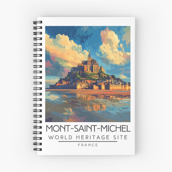 Item preview, A Vintage Travel Poster of Mont-Saint-Michel - France  designed and sold by GoodOldVintage.