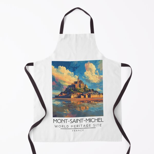 Item preview, A Vintage Travel Poster of Mont-Saint-Michel - France designed and sold by GoodOldVintage.