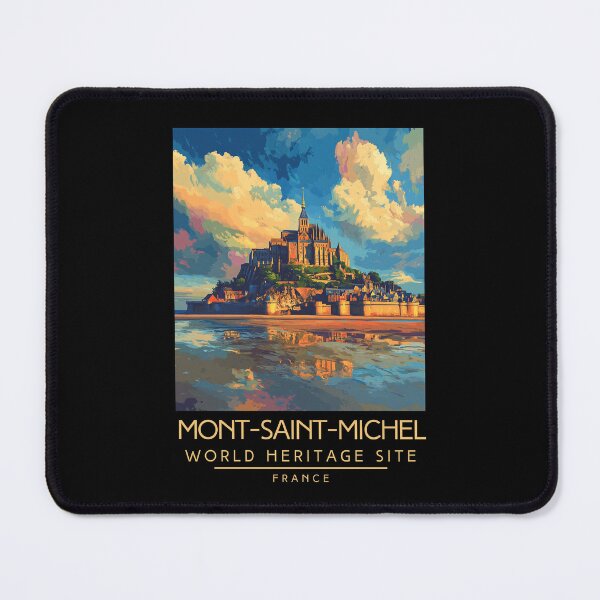 Item preview, A Vintage Travel Poster of Mont-Saint-Michel - France  designed and sold by GoodOldVintage.