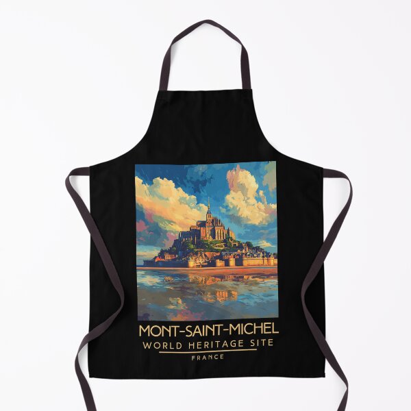 Item preview, A Vintage Travel Poster of Mont-Saint-Michel - France designed and sold by GoodOldVintage.