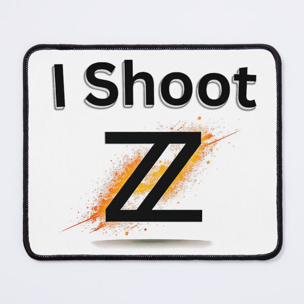 Item preview, I Shoot Z (plain artwork) designed and sold by Elias Pentikis.