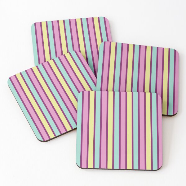Item preview, Cute Multicolored Sherbet and Berry Pink Stripes designed and sold by scome.