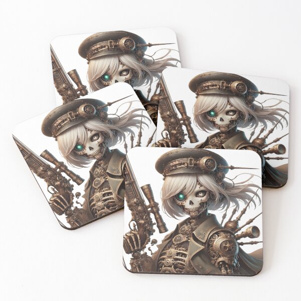 Item preview, Steampunk mangá sniper designed and sold by WelloSenpai.