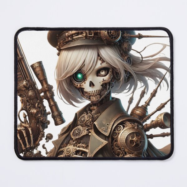 Item preview, Steampunk mangá sniper designed and sold by WelloSenpai.