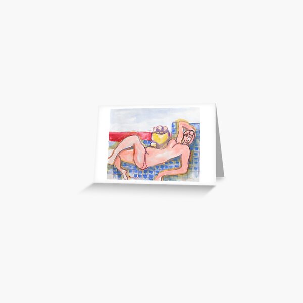 Chasing Matisse Greeting Card