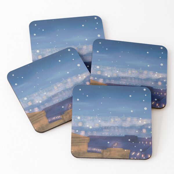 Item preview, paris night Illustration  designed and sold by renatteart.