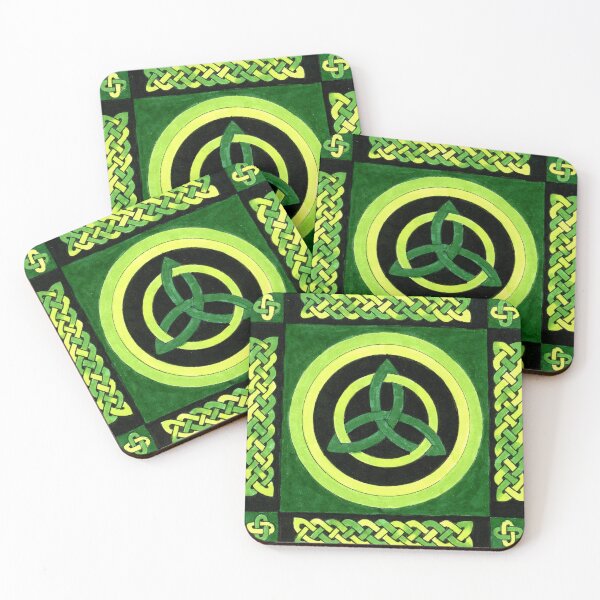 Item preview, Copy of Sacred Geometry Art Tile (Celtic Black) designed and sold by candorbysara.