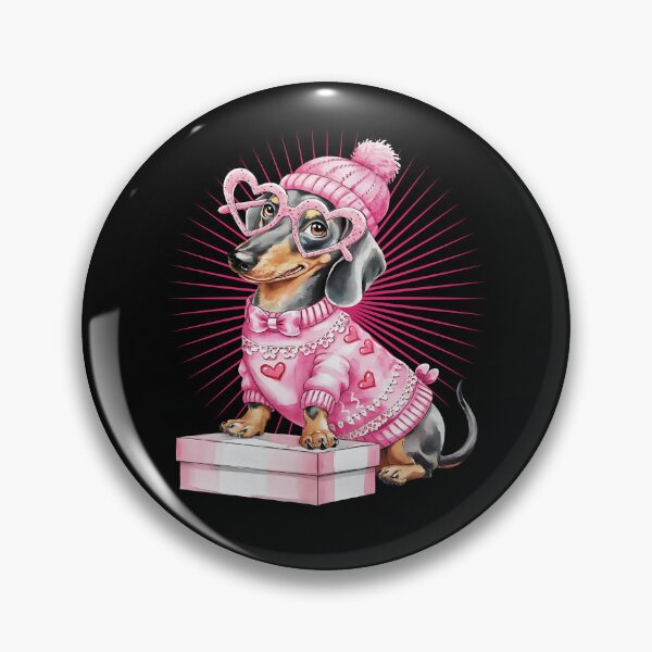 Item preview, Dachshund valentines - Valentine basics - Be my Valentine - Cupidon - Loveful - The loveless - Destinations of love - Affectionately - Infatuate - Dearly - Loveless - Amorous designed and sold by JansenGS.